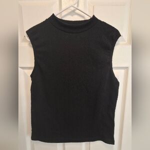 Goddess Black Sleeveless Muscle Tee